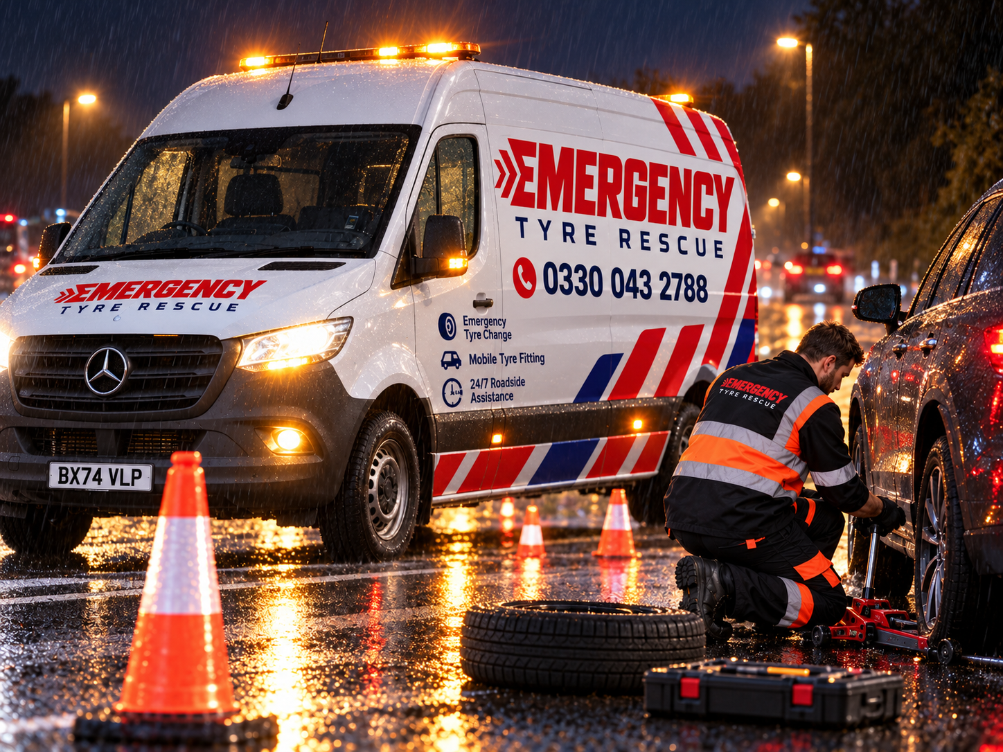 Locking Wheel Nut Removal in Handforth – Emergency Tyre Rescue