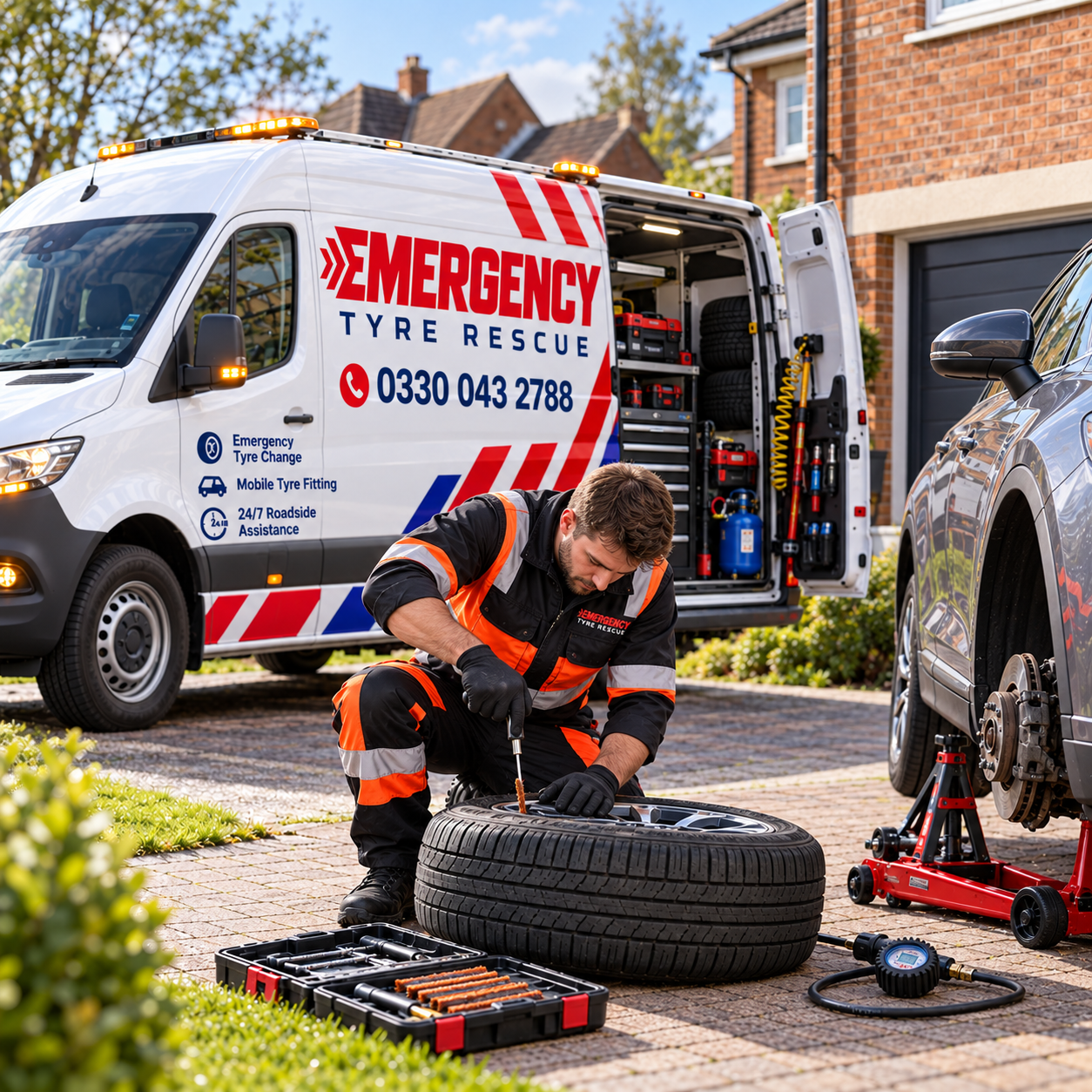 Mobile Puncture Repair in Handforth – Emergency Tyre Rescue