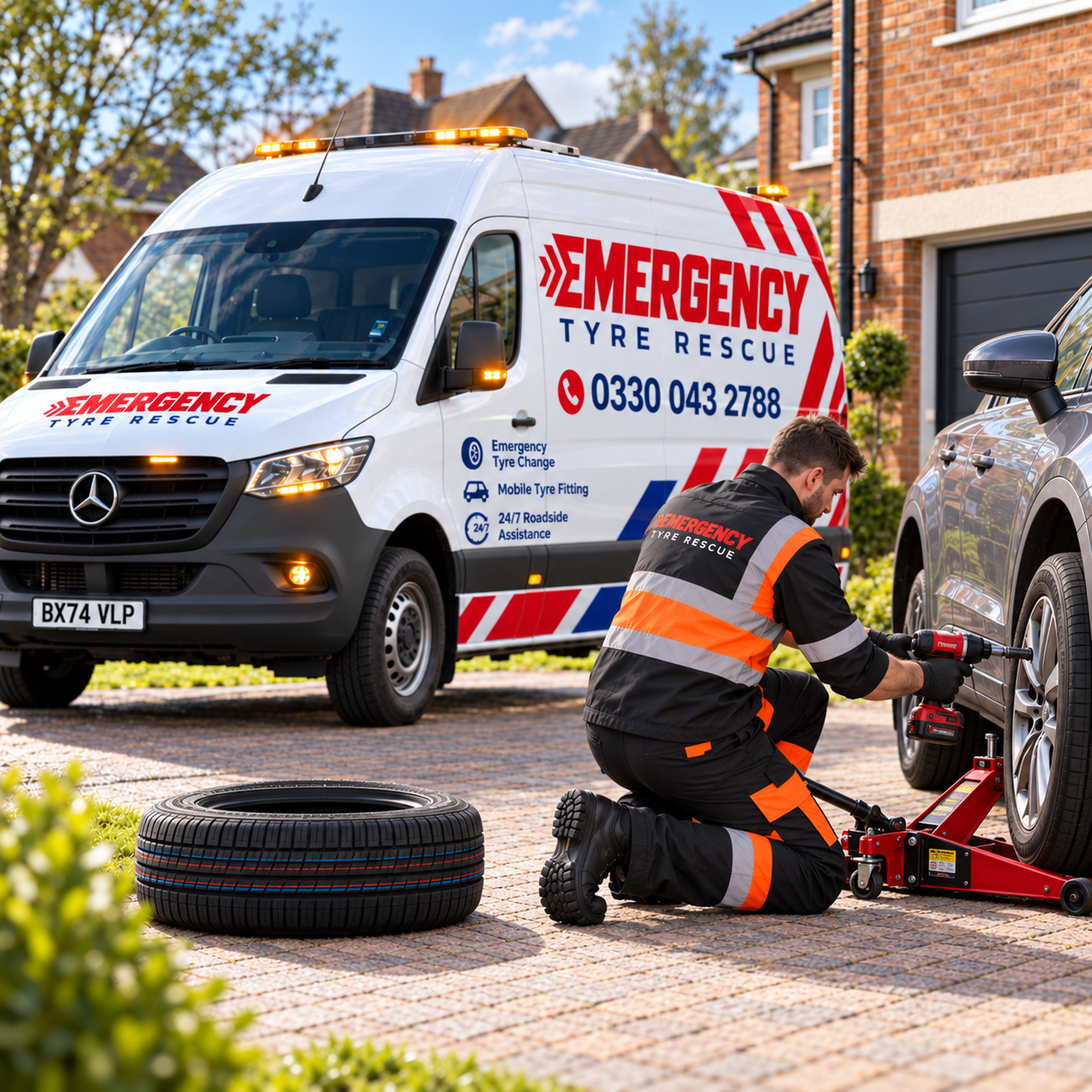 Mobile Tyre Fitting in Handforth – Emergency Tyre Rescue